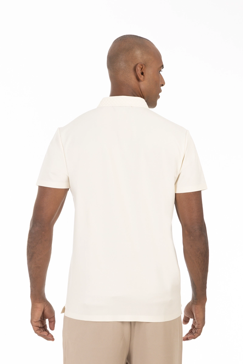 POLERA POLO POLIAMIDA ROCKWAY BEIGE - 2