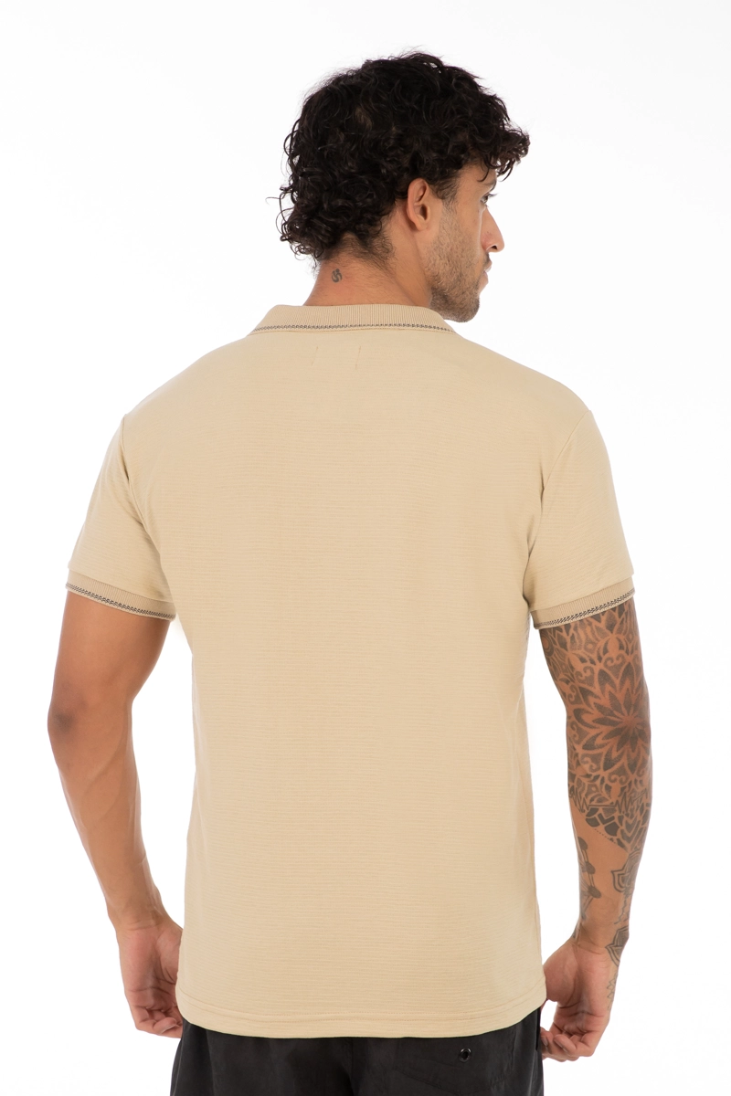 POLERA POLO EXPO BEIGE - 2