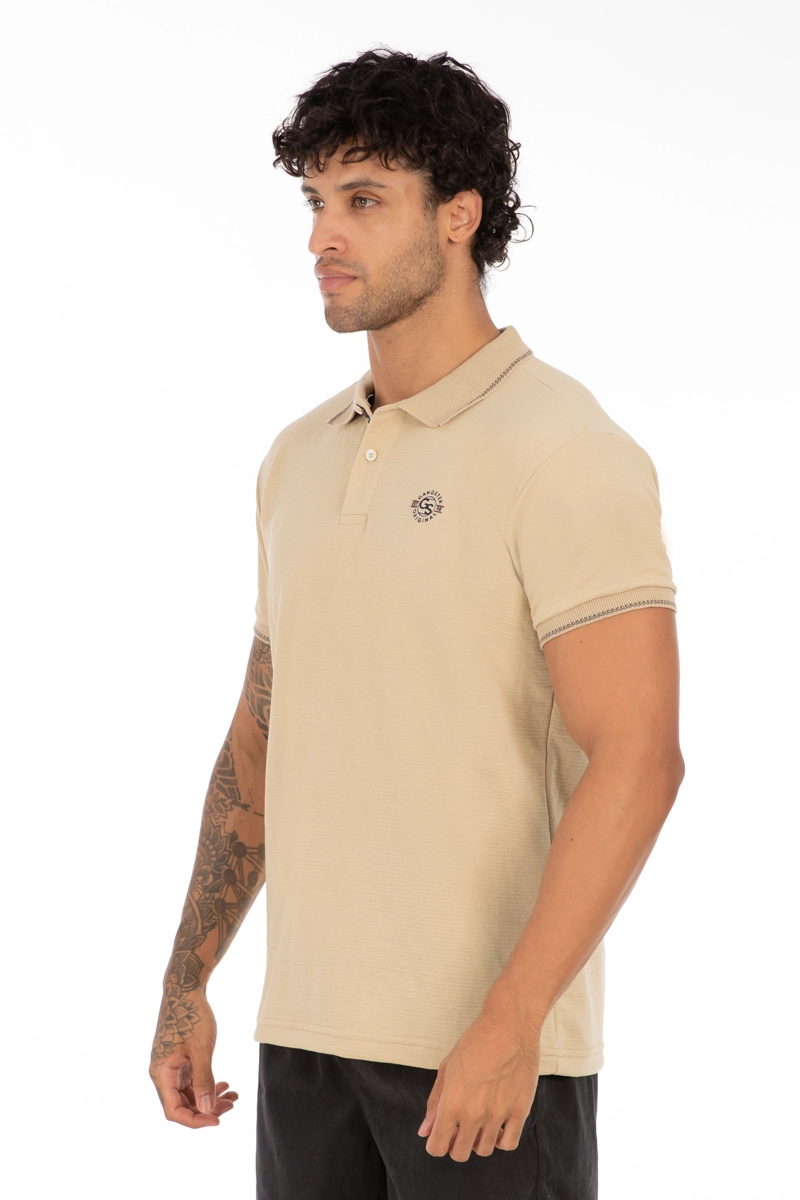 POLERA POLO EXPO BEIGE - 3