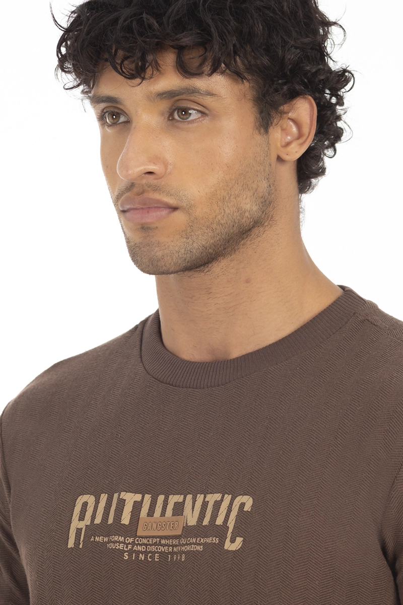 POLERA MC TEXTURA BEDFORD BEIGE - 4