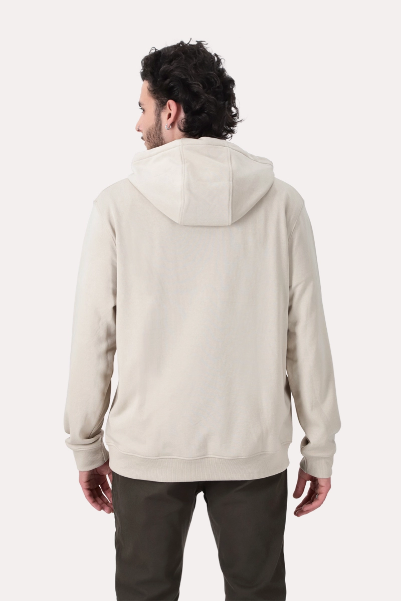 POLERON HOODIE  FLEECE INWOOD BEIGE - 2