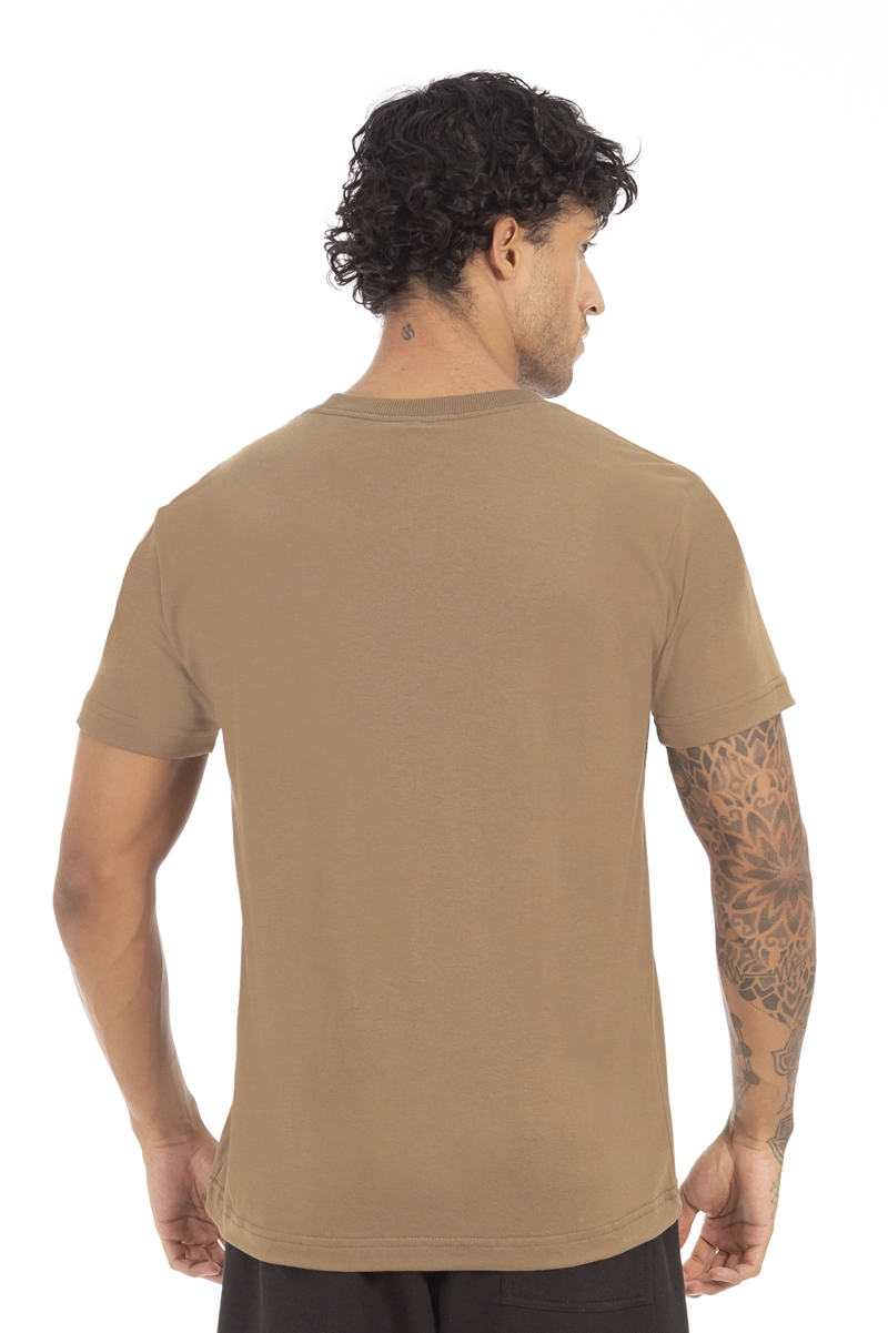 POLERA MC BASICA ESSEX CAFE - 2