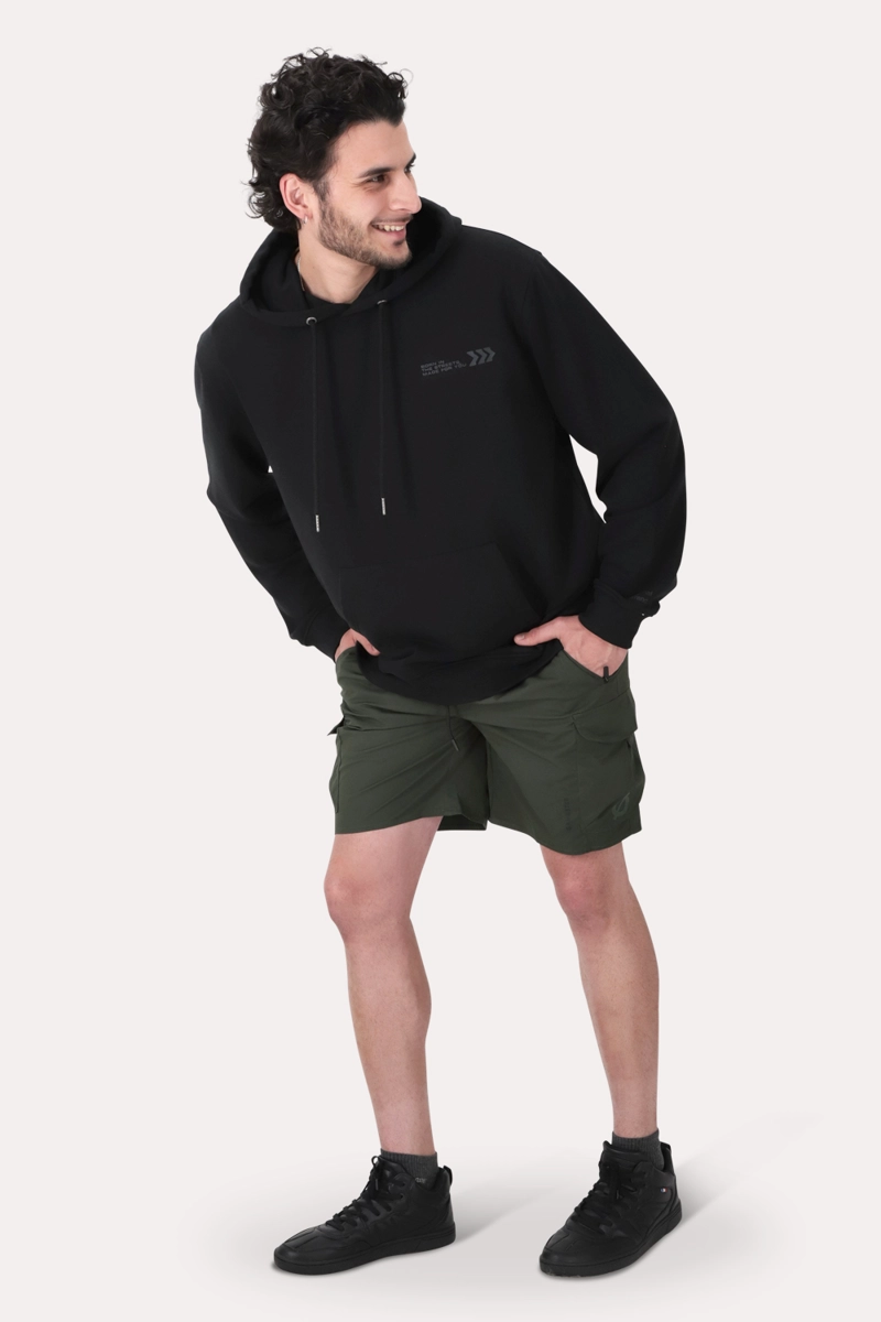 POLERON HOODIE  FLEECE ASTORIA NEGRO - 4