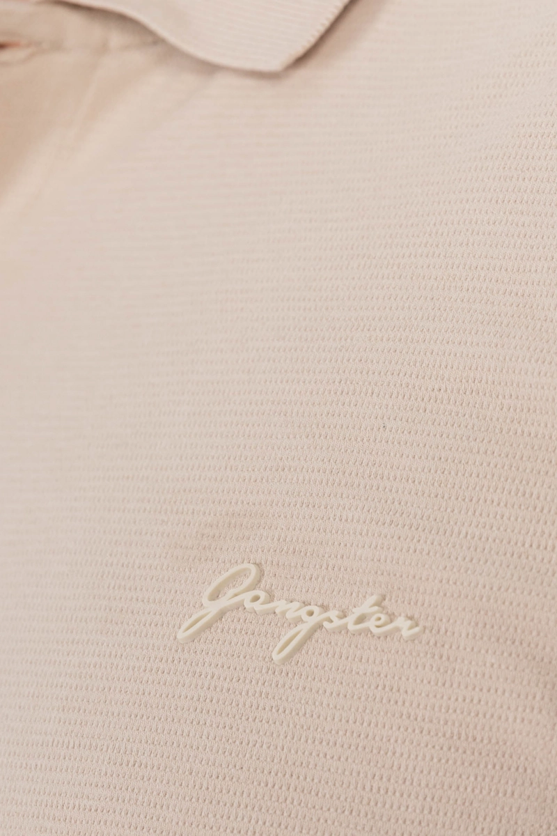 PLUS POLERA CUELLO TEXTURA TEMPLE BEIGE - 3