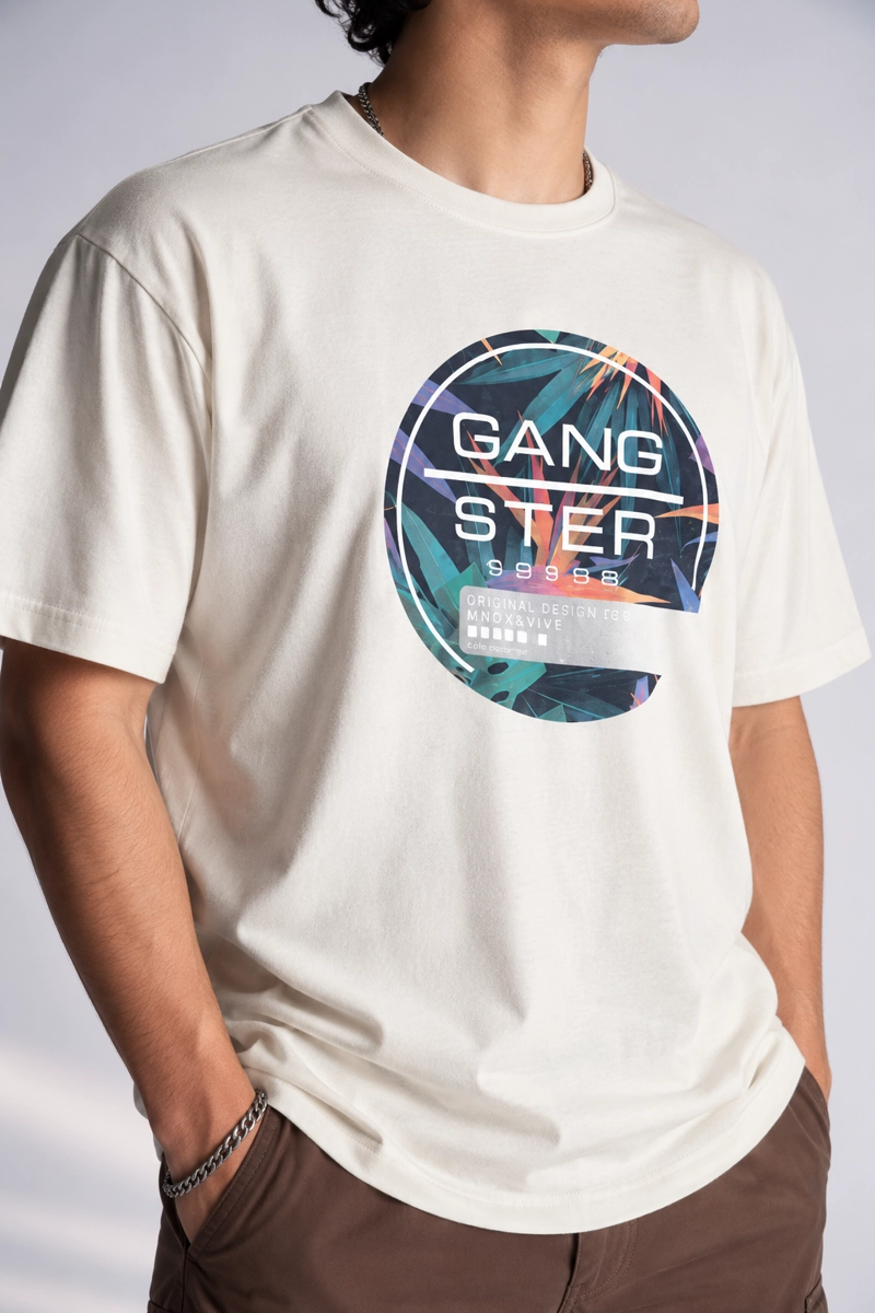 PLUS POLERA MC BASICA VINE BLANCO XL