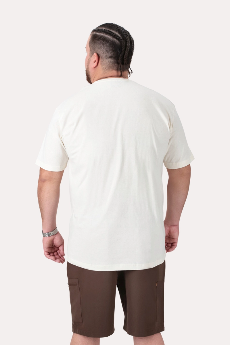 PLUS POLERA MC BASICA VINE BLANCO - 2