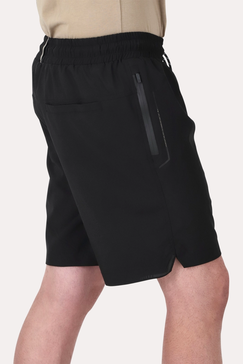 BERMUDA CANVAS LISO BK NEGRO - 3