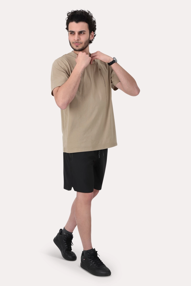 BERMUDA CANVAS LISO BK NEGRO - 4
