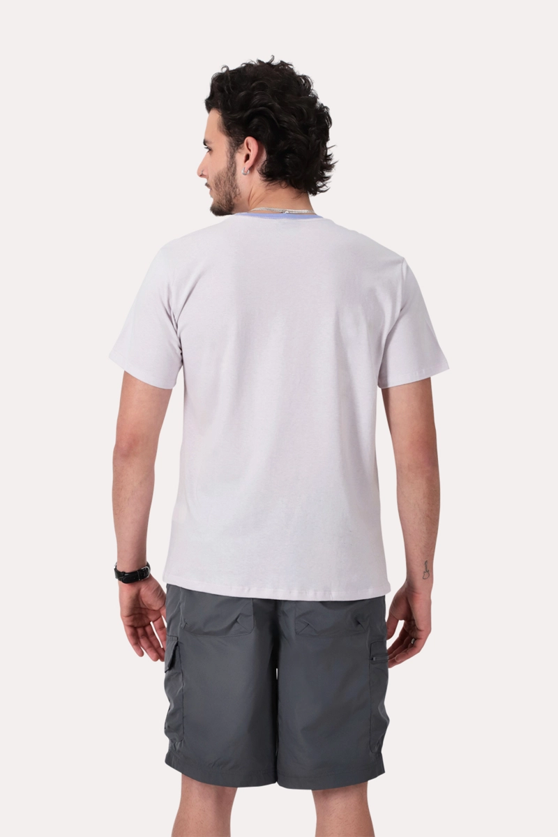 POLERA MC BASICA HILLS  MORADO  MELANGE - 2