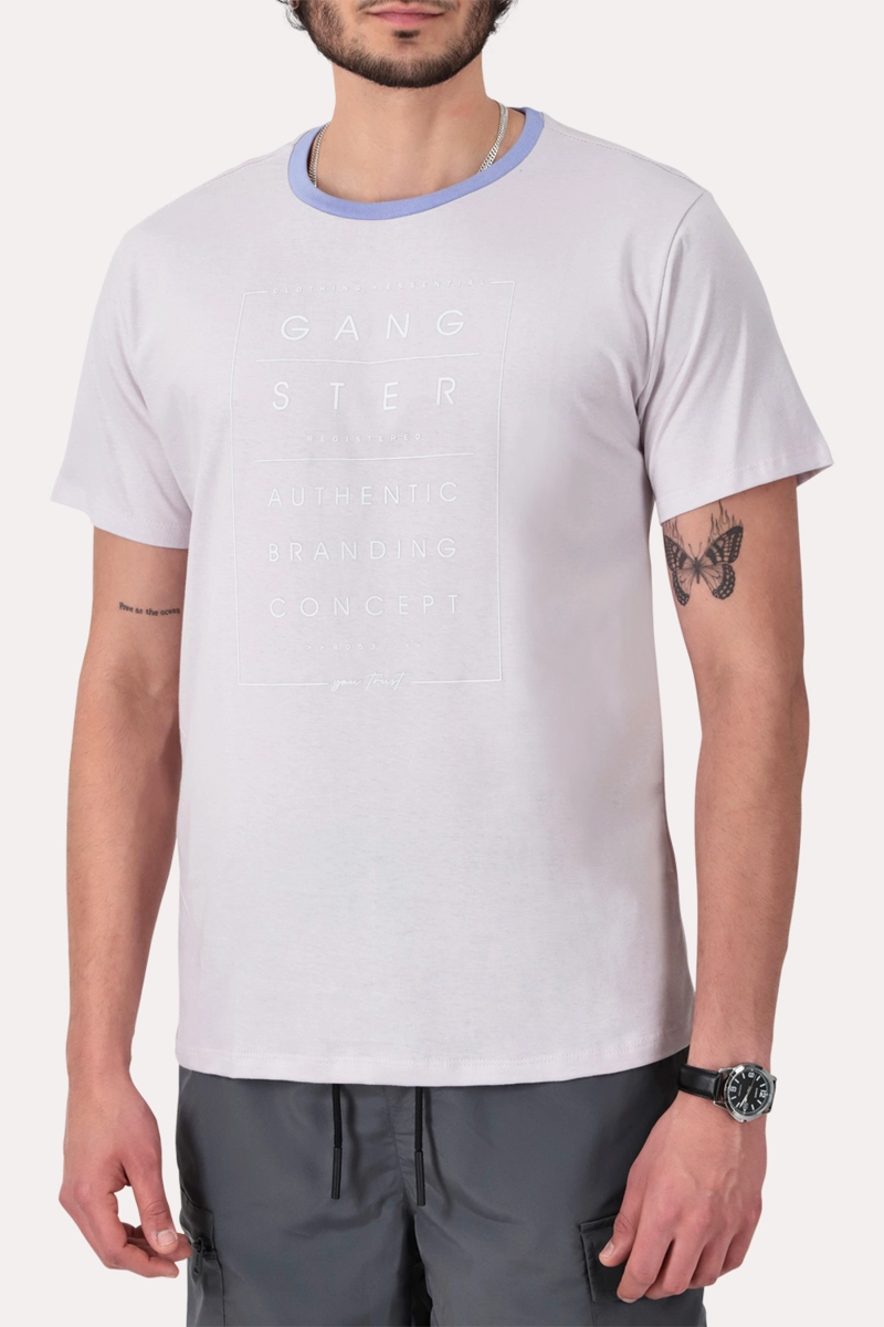POLERA MC BASICA HILLS  MORADO  MELANGE - 3