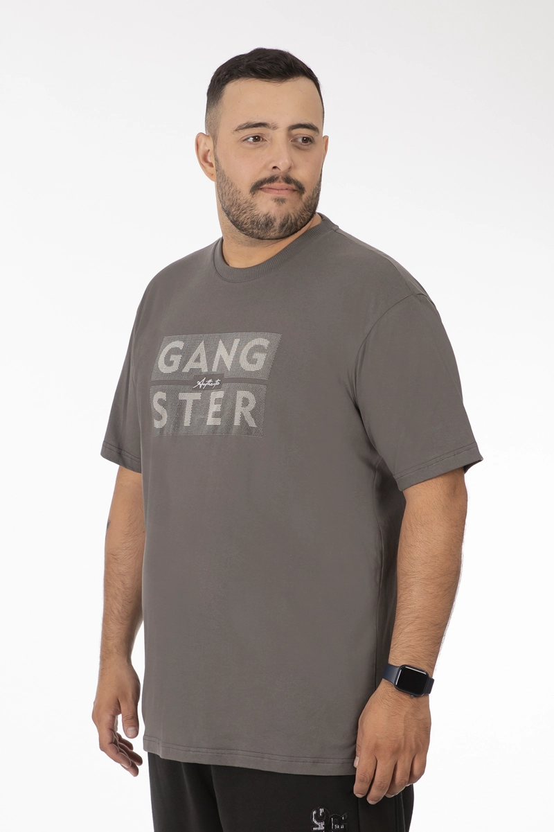 PLUS POLERA MC BASICA SANTA GRIS - 4