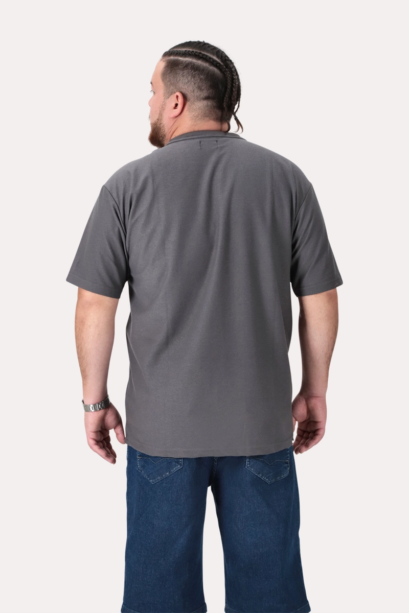PLUS POLERA MC TEXTURA FENWAY GRIS - 2