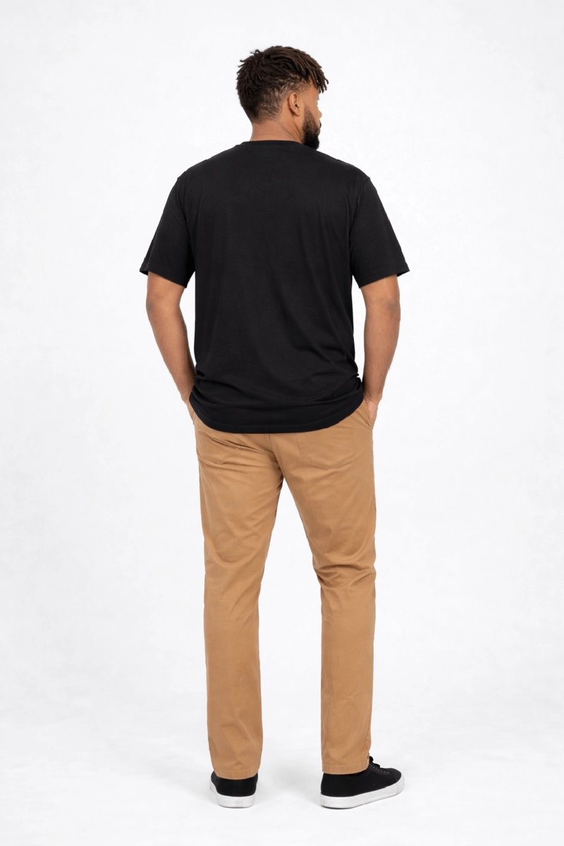 PLUS POLERA MC TEXTURA KENDALL NEGRO - 5