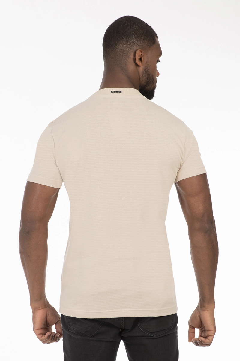 POLERA MC TEXTURA CHURCH BEIGE - 2
