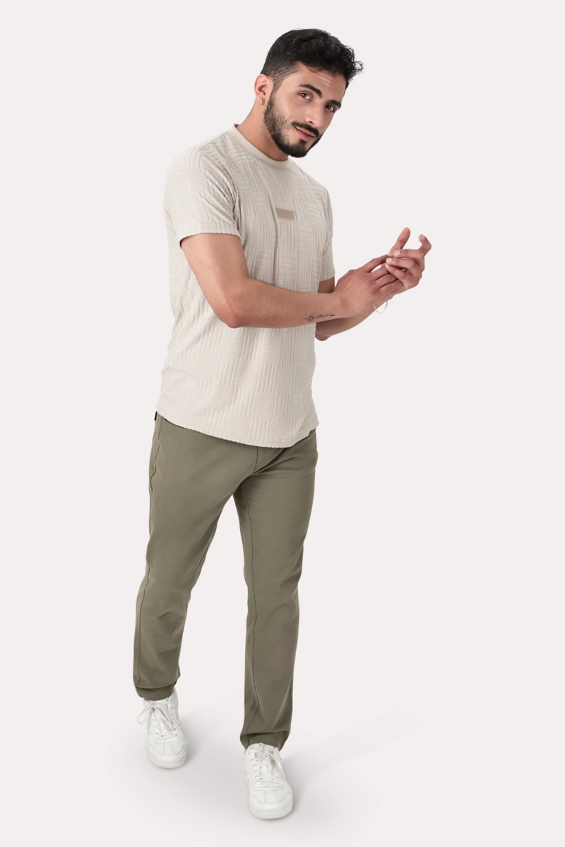 PANTALON CANVAS RECTO FULTON VERDE MILITAR - 4