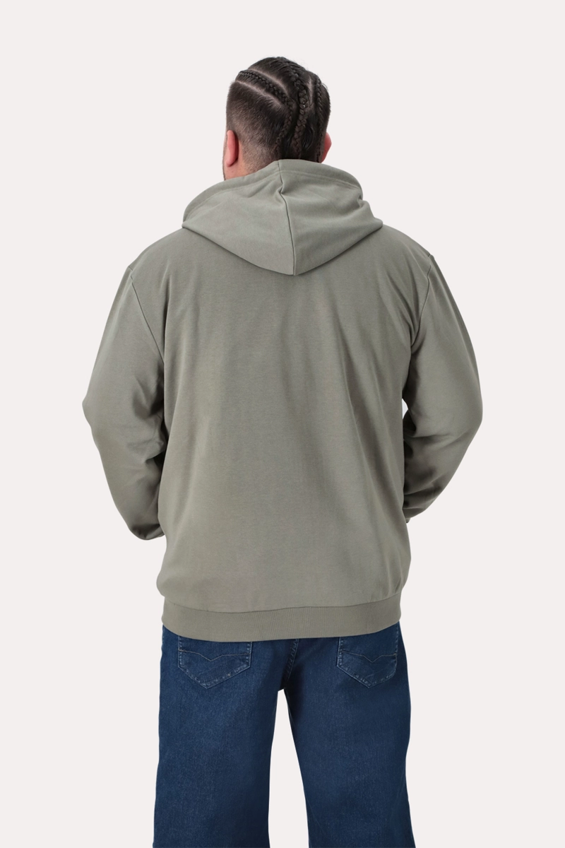PLUS POLERON FULLZIPER FLEECE DAMEN VERDE MILITAR - 2