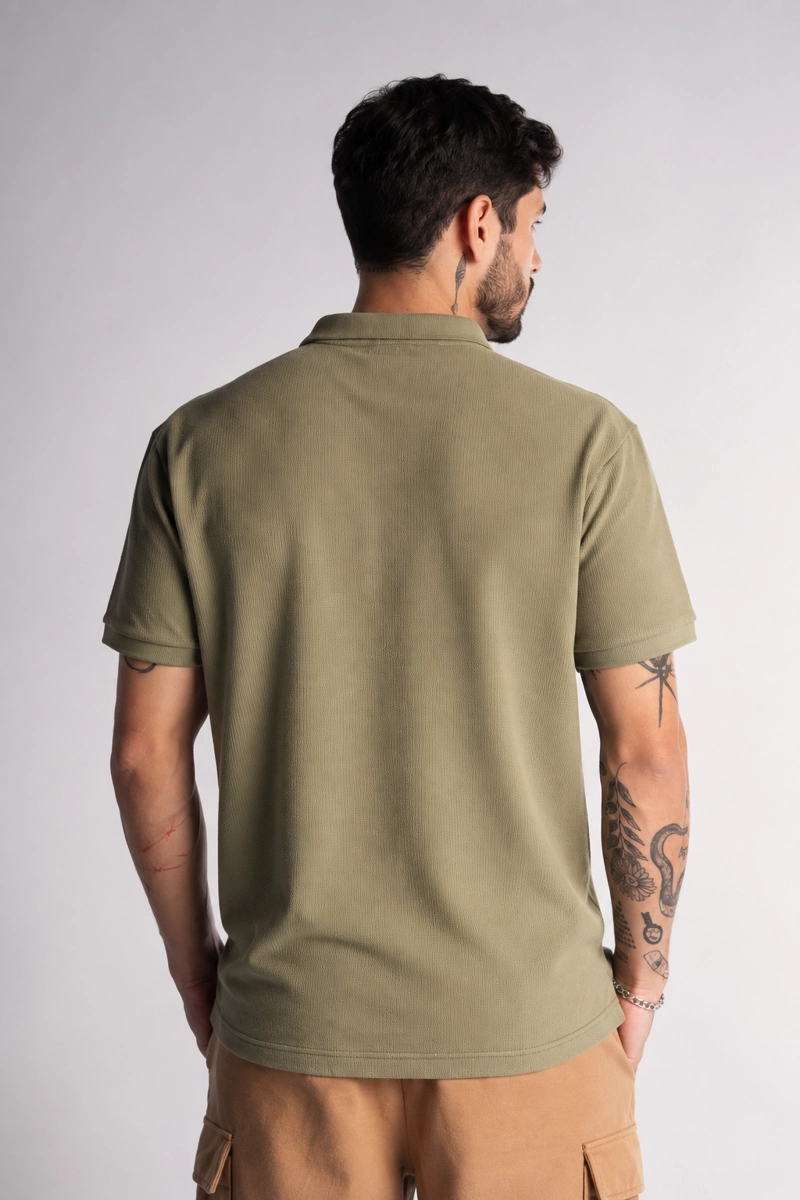 CAMISA CAMISA TEXTURA CALIFORNIA VERDE - 2