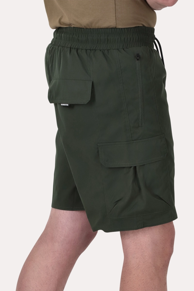 BERMUDA CANVAS CARGO WATERLOO VERDE OSCURO - 3