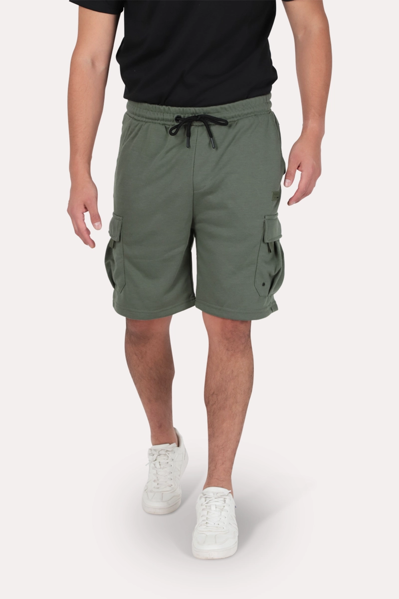 SHORT BERMUDA JOGGER CARGO VIBE VERDE GANGSTER - 1