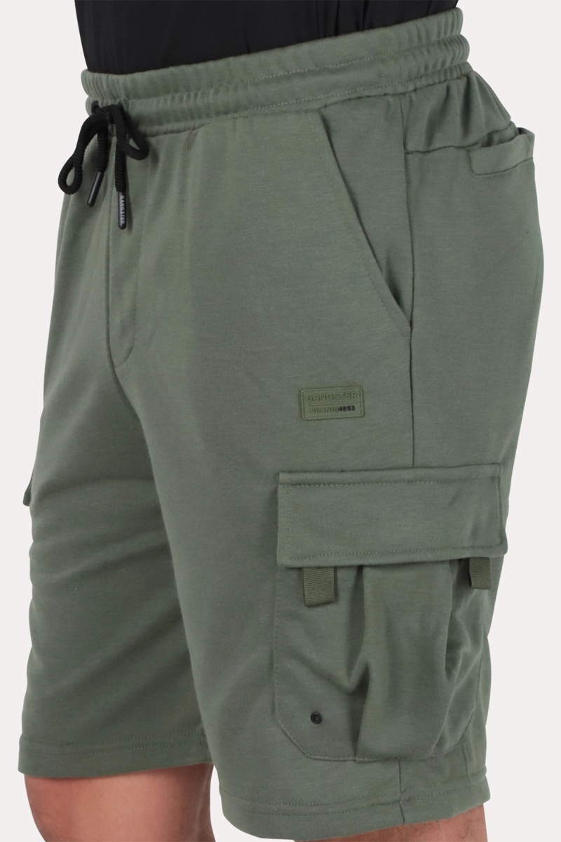 SHORT BERMUDA JOGGER CARGO VIBE VERDE GANGSTER - 3