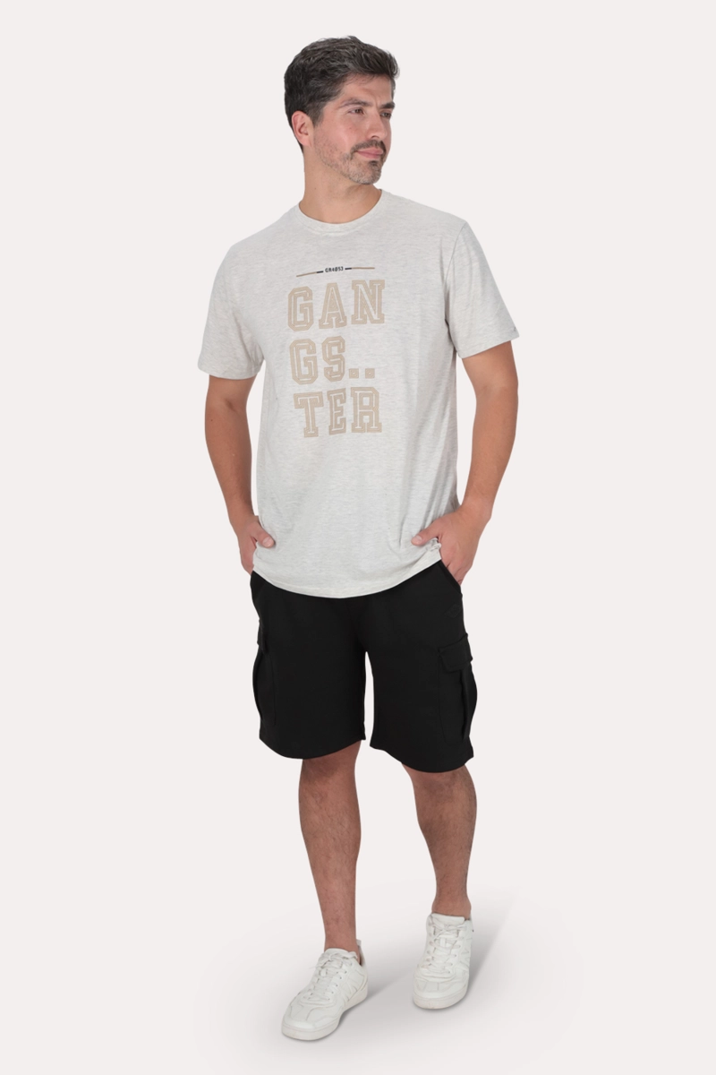 SHORT BERMUDA JOGGER CARGO DOPE NEGRO GANGSTER - 4
