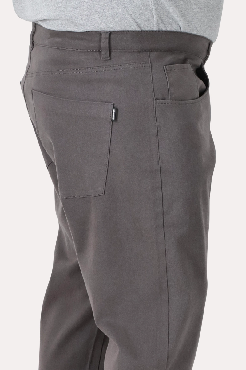PANTALON CANVAS RECTO CHAMBERS GRIS - 3