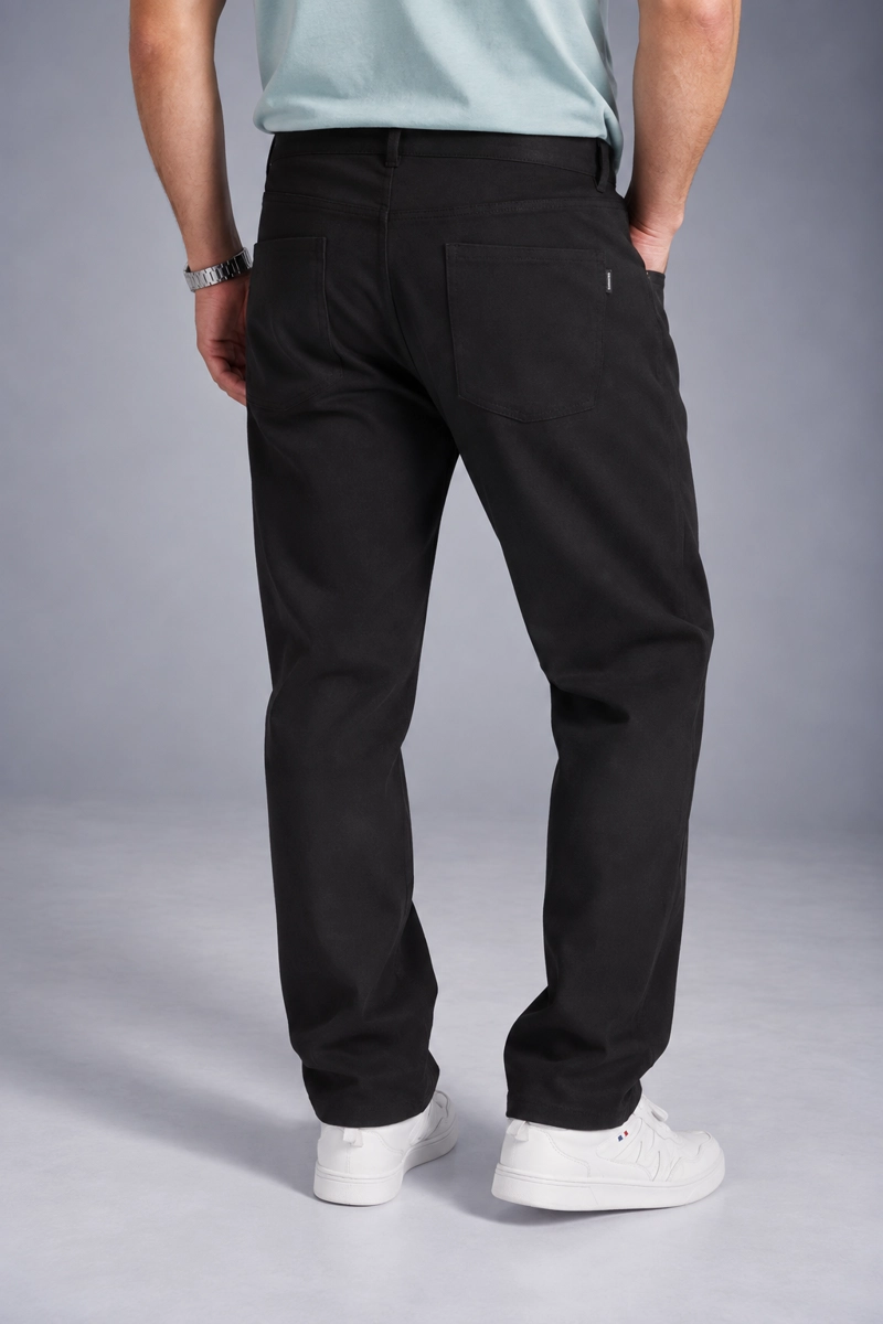 PANTALON CANVAS RECTO SPRING NEGRO - 2