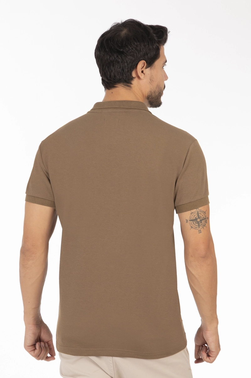 POLERA POLO  GALLERY MARRON - 2