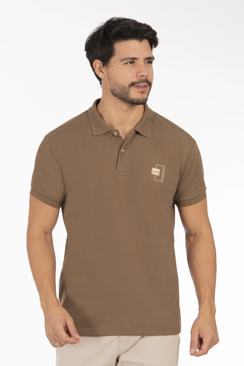 POLERA POLO  GALLERY MARRON - 3