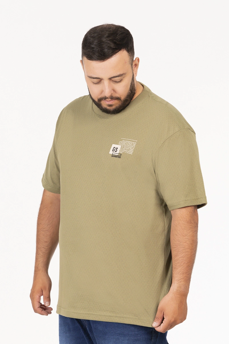 PLUS POLERA MC TEXTURA RANCH VERDE - 4