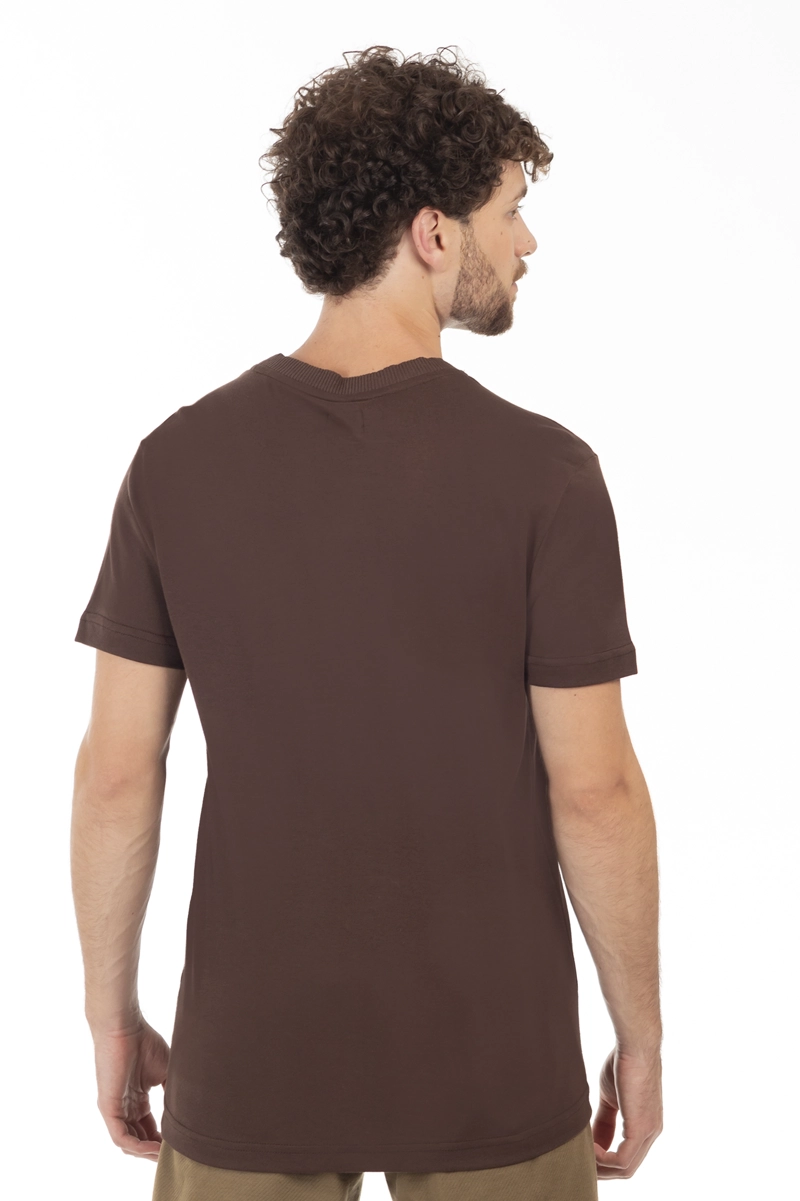POLERA MC SUEDINE BRIGHTON CAFE  OSCURO - 2