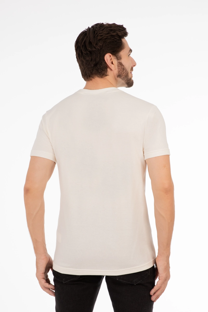 POLERA MC TEXTURA MYRTLE BLANCO - 2