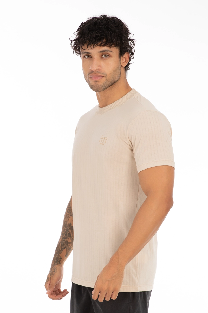 POLERA MC TEXTURA FLATBUSH BEIGE - 2