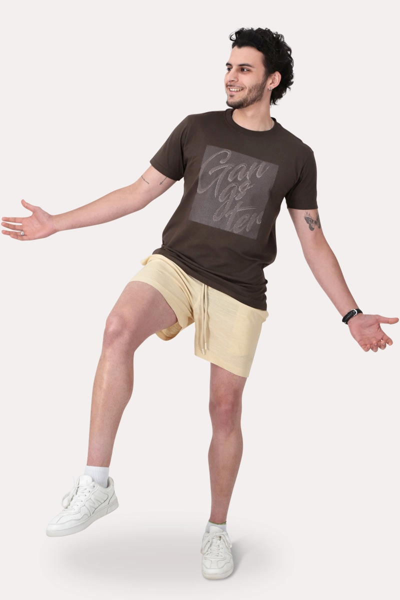 SHORT ALGODON COAST BEIGE - 4