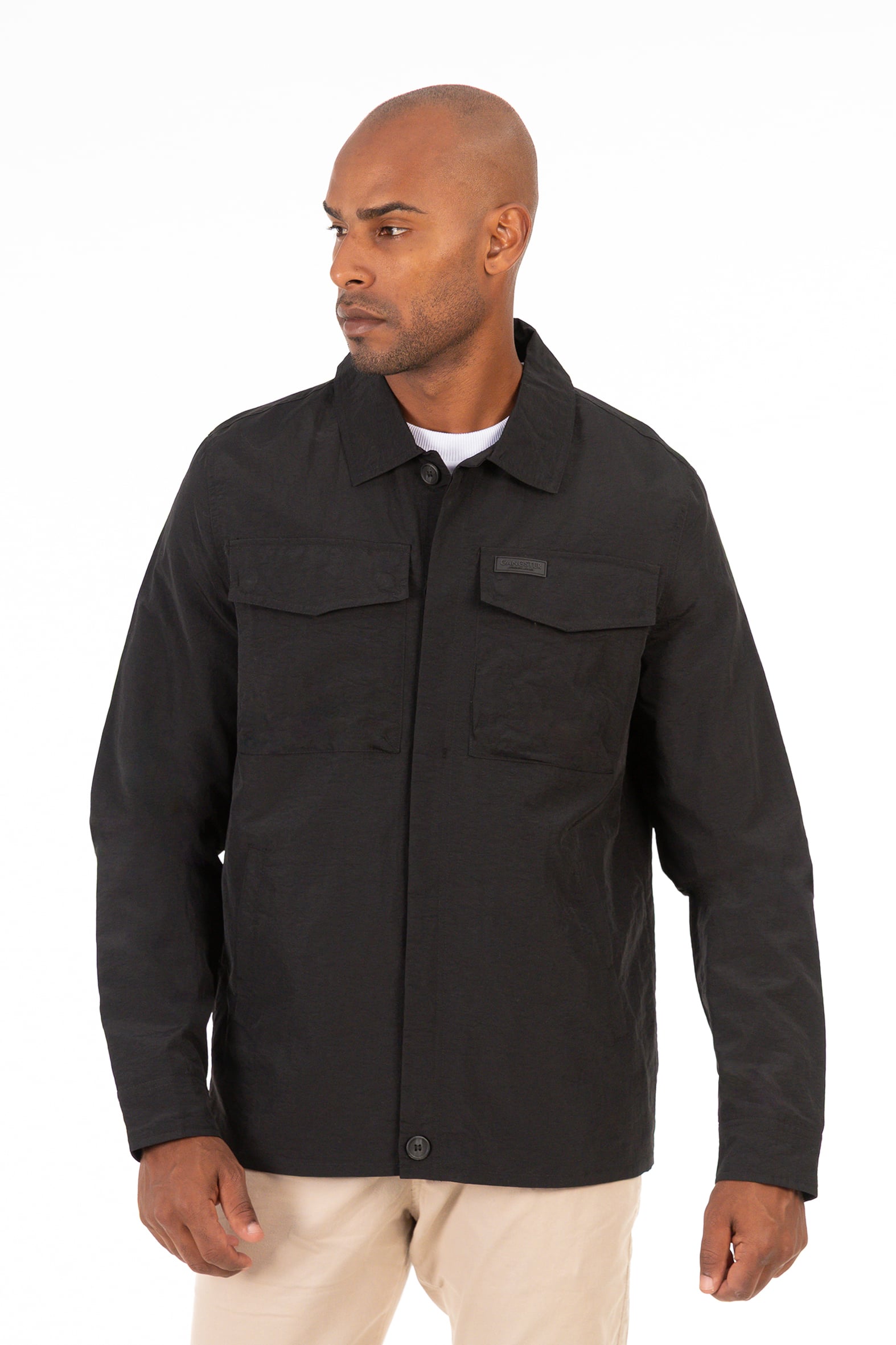 CHAQUETA OVERSHIRT TEMPER BEIGE - 1