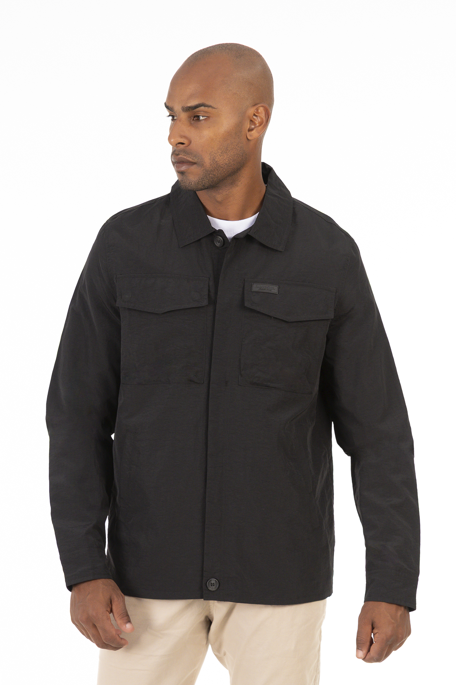 CHAQUETA OVERSHIRT TEMPER BEIGE - 1