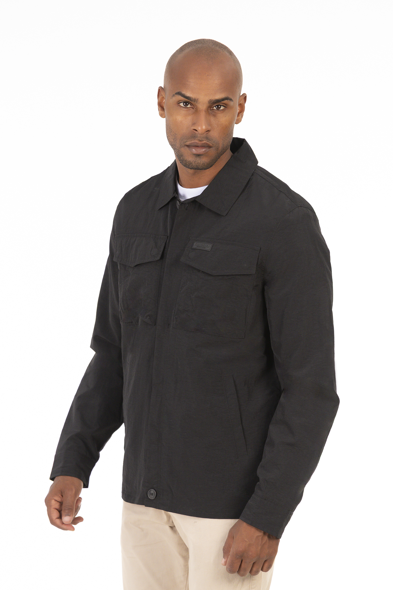 CHAQUETA OVERSHIRT TEMPER BEIGE - 3