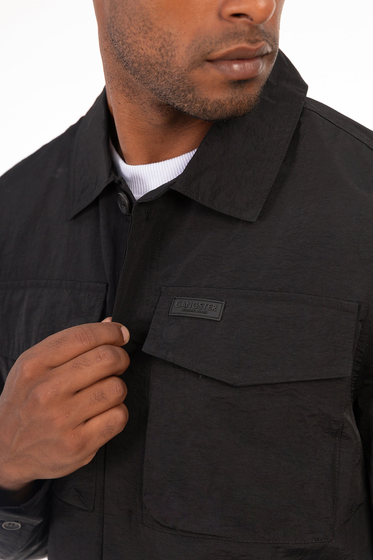CHAQUETA OVERSHIRT TEMPER BEIGE - 4