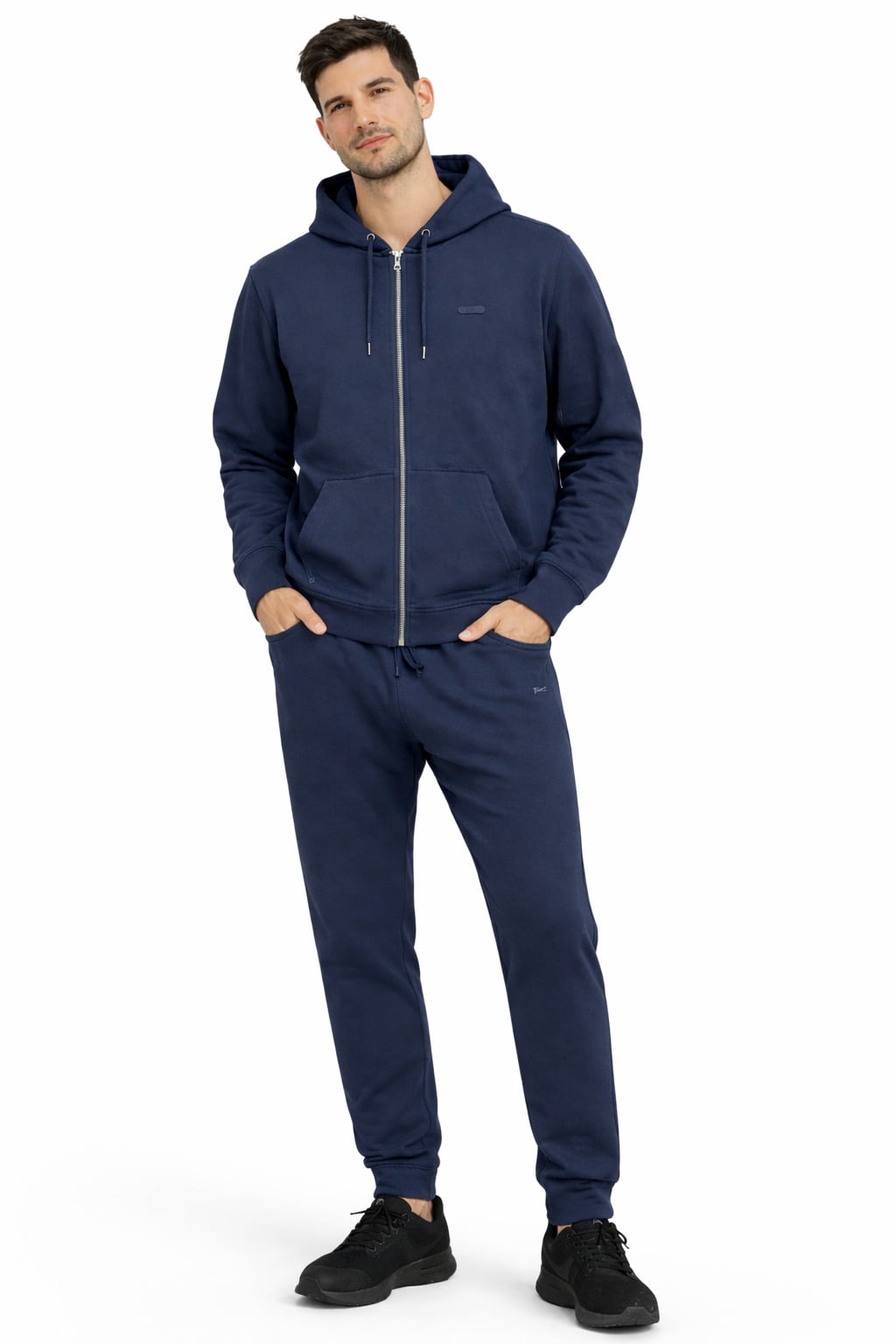 POLERON FULLZIPPER LINK AZUL - 1