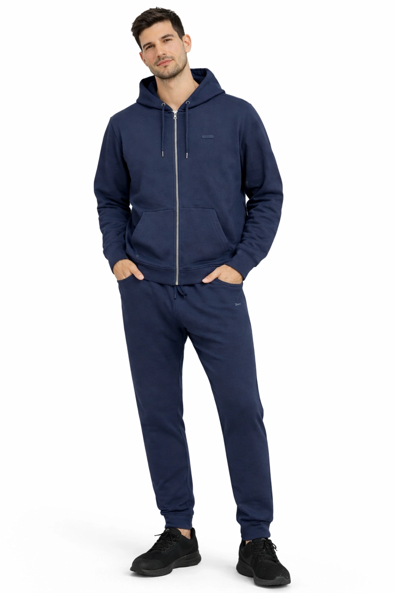 POLERON FULLZIPPER LINK AZUL - 1