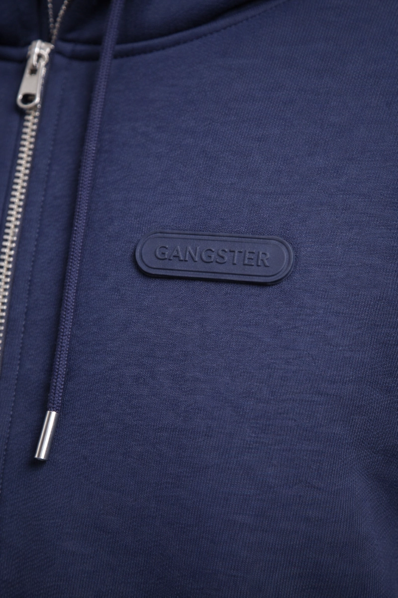 POLERON FULLZIPPER LINK AZUL - 3