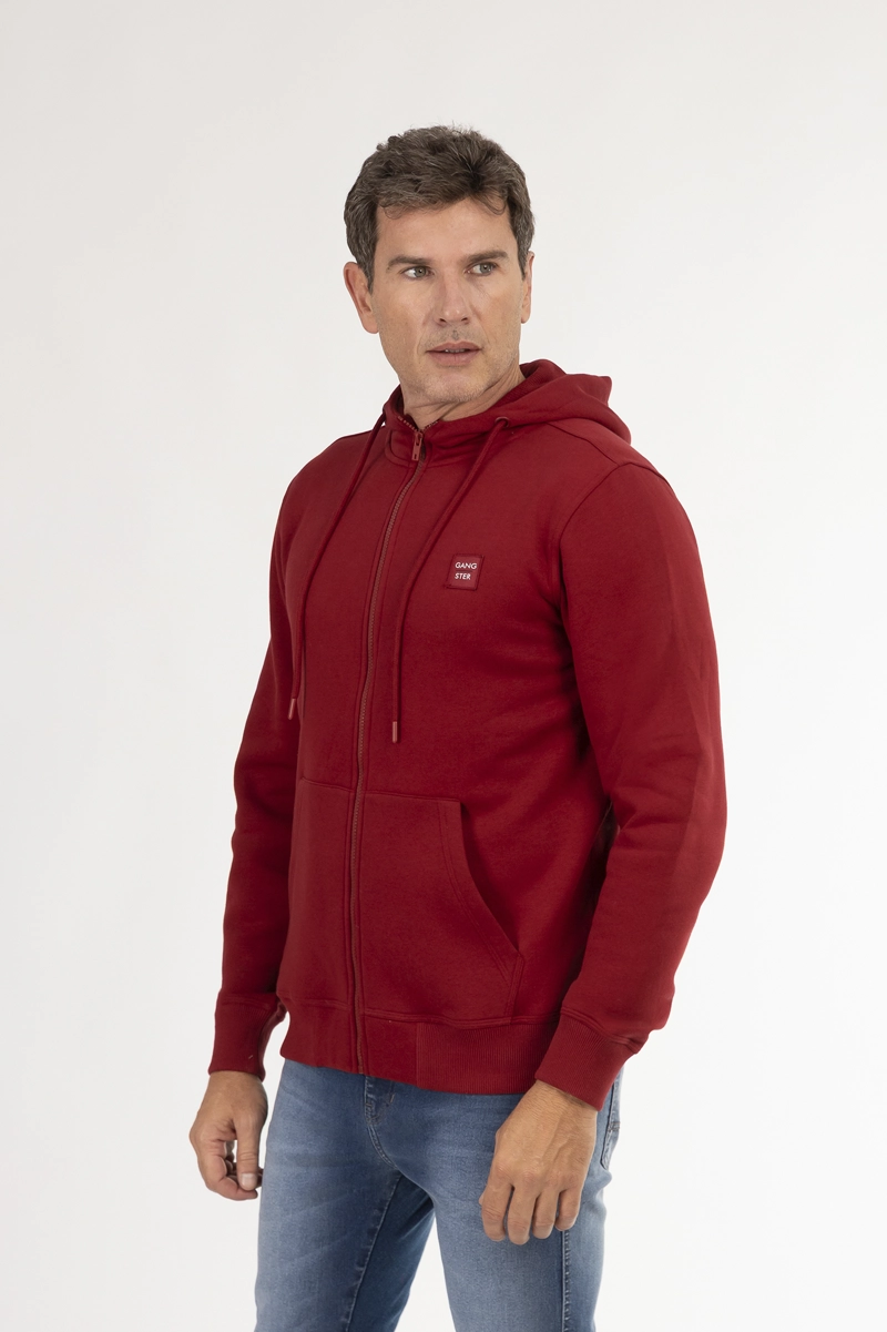 POLERON FULLZIPPER PATH ROJO - 4
