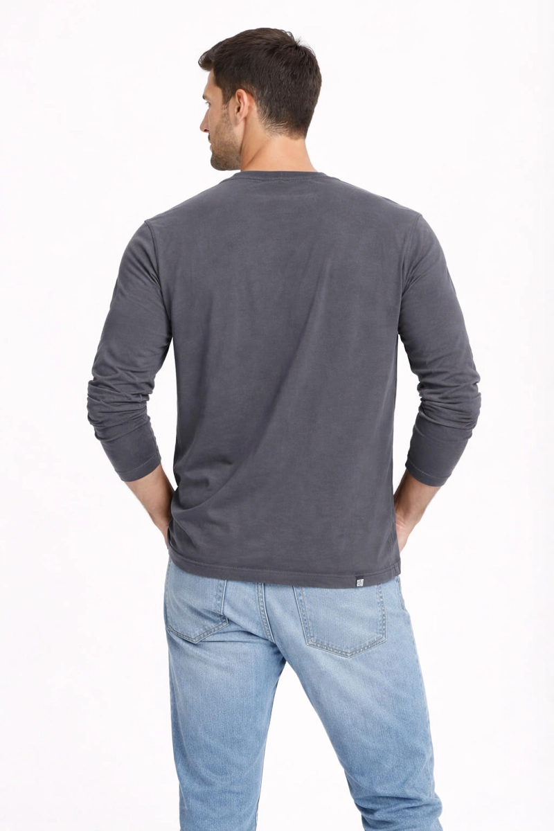 POLERA ML FIELD GRIS - 2