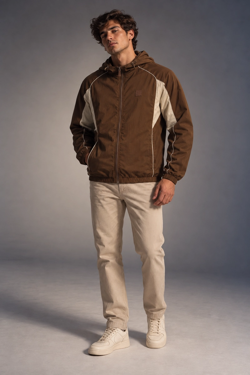 CORTAVIENTO DEPORTIVO INDEX BEIGE - 4