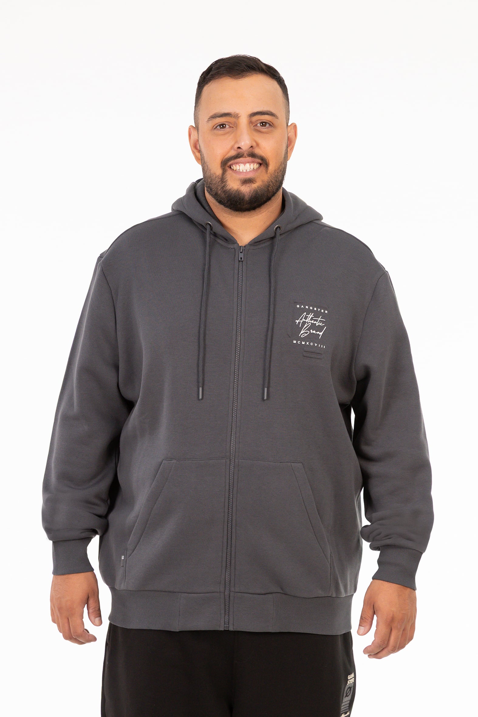 PLUS POLERON FULLZIPPER UNIT GRAFITO - 1