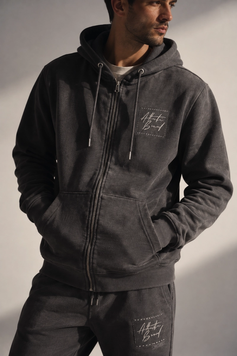 POLERON FULLZIPPER UNIT GRAFITO - 1