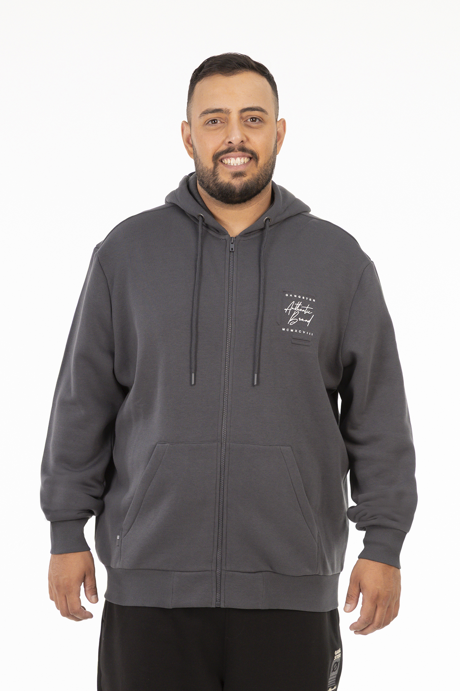 PLUS POLERON FULLZIPPER UNIT GRAFITO - 1