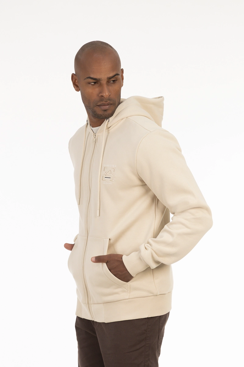 POLERON FULLZIPPER ROUTE BEIGE - 3