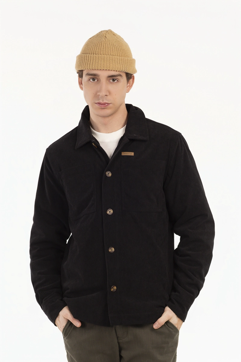 CHAQUETA OVERSHIRT SWAY NEGRO - 1