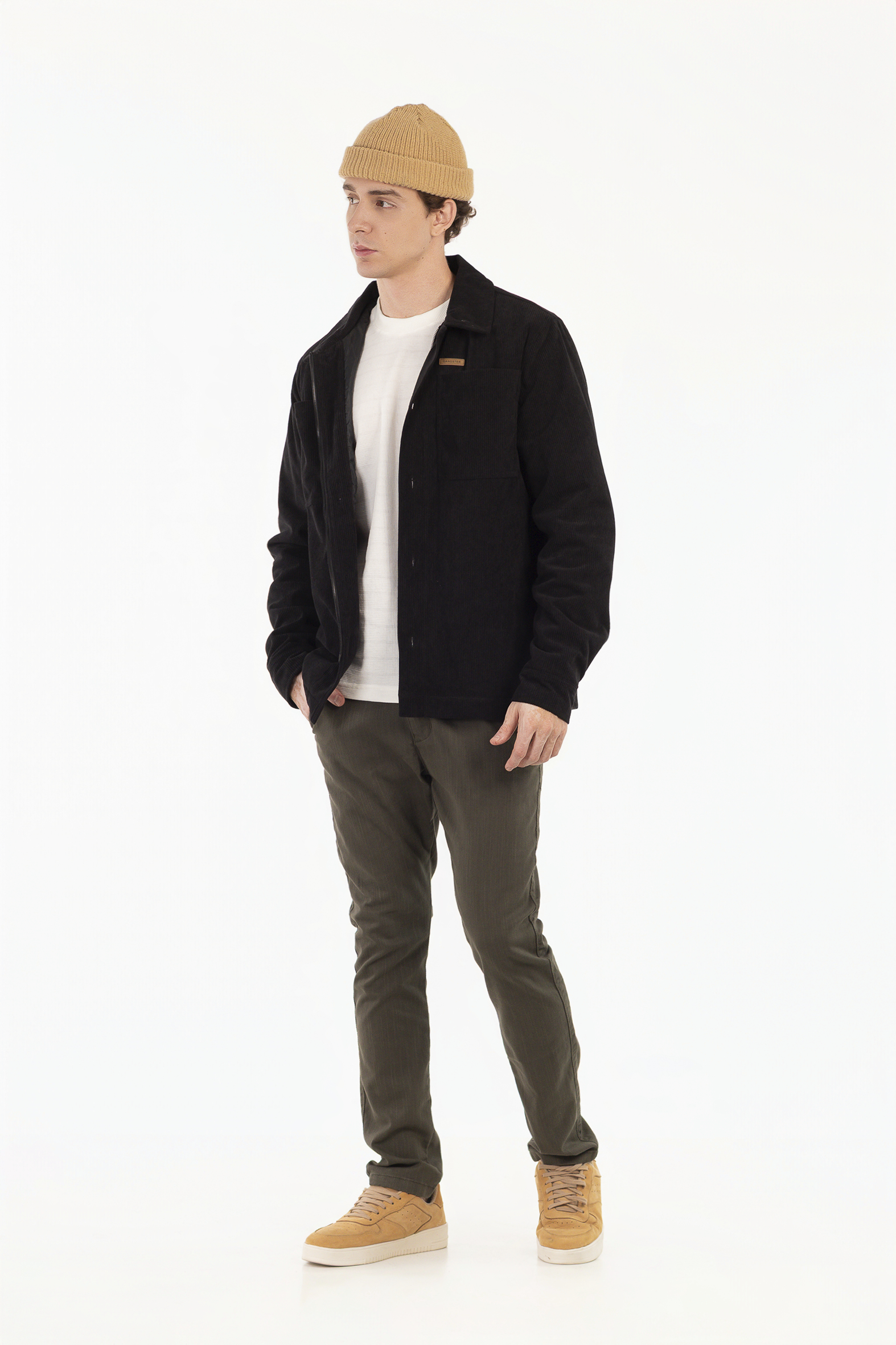CHAQUETA OVERSHIRT SWAY NEGRO - 4